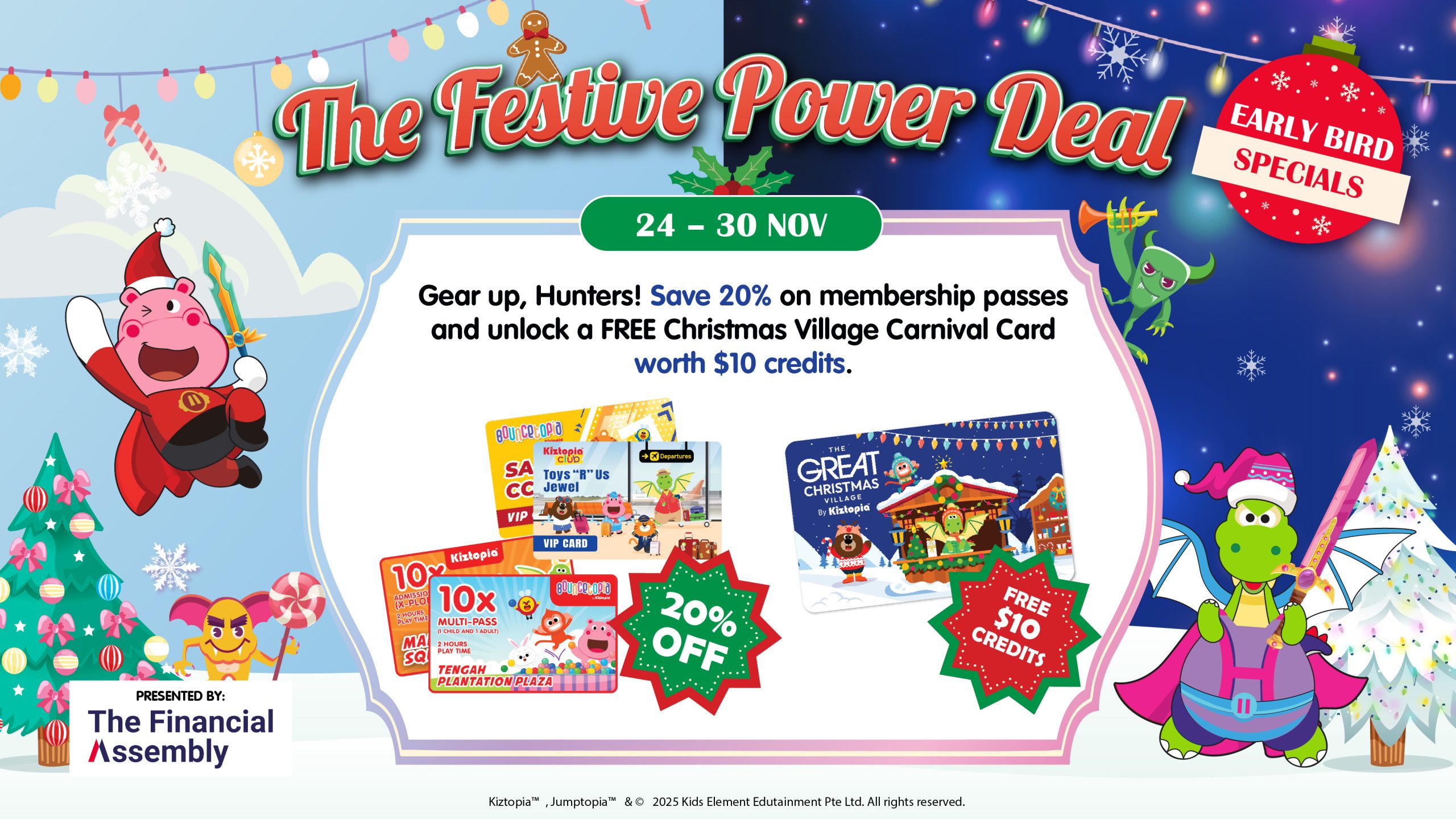 The Great Christmas Demon Hunt_Early Bird Festive Power Deals_Website_1920x1080px